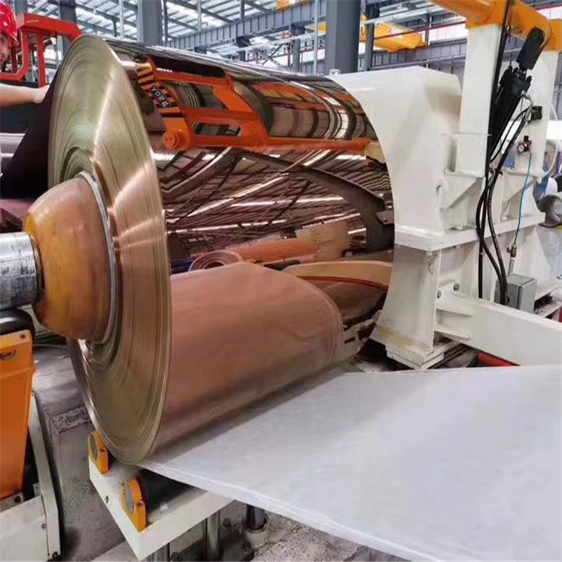 Rose Gold Finish Stainelss Steel Coil