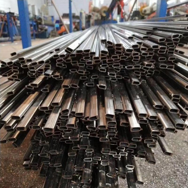 D shape stainless steel pipe tube